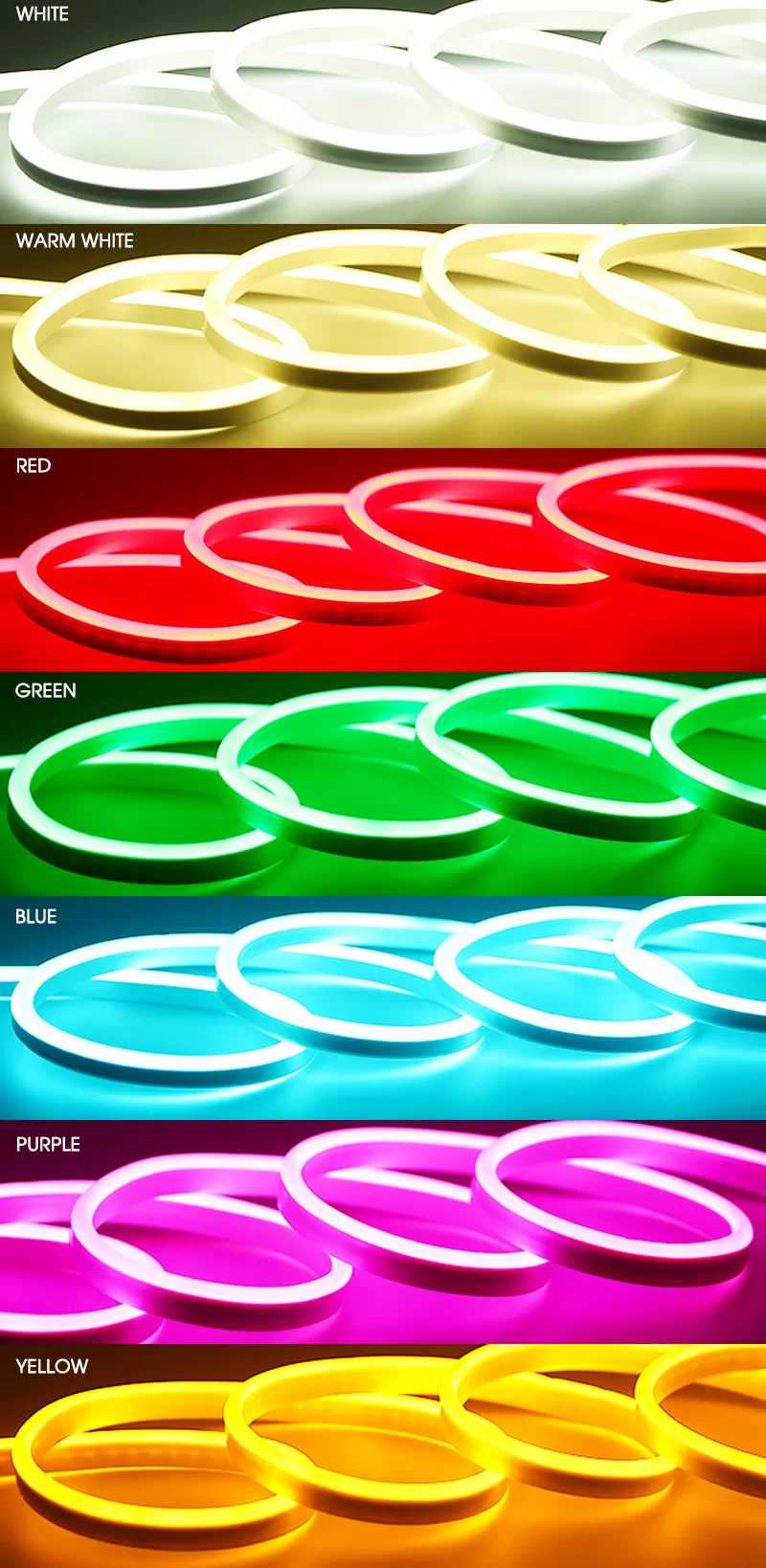 DC 12V Flexible Neon Style LED Strip