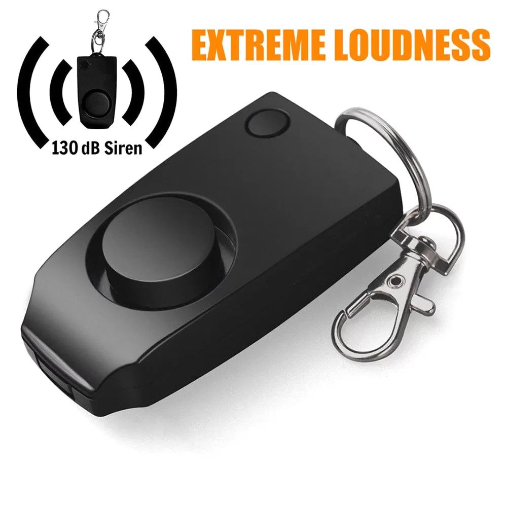 Black Loud Self Defense Alarm