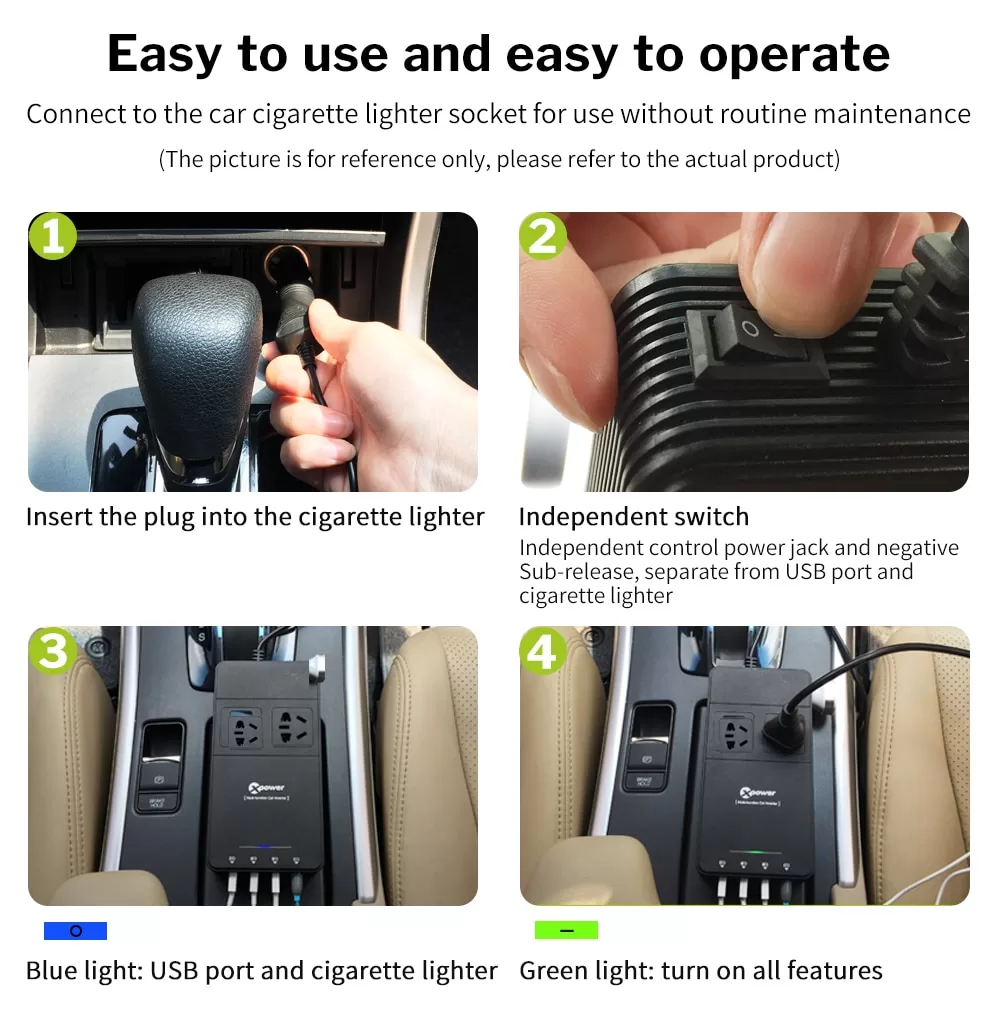 12V/220V Car Power Inverter