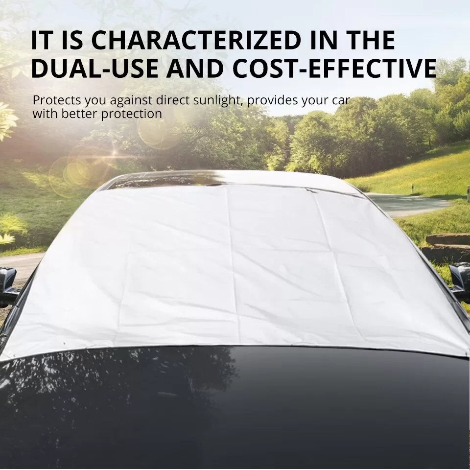Precipitation Protective Windshield Cover