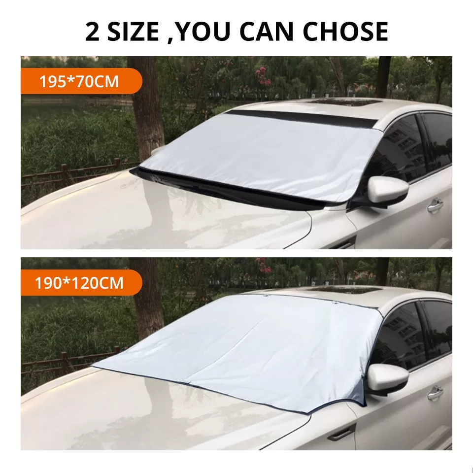 Precipitation Protective Windshield Cover