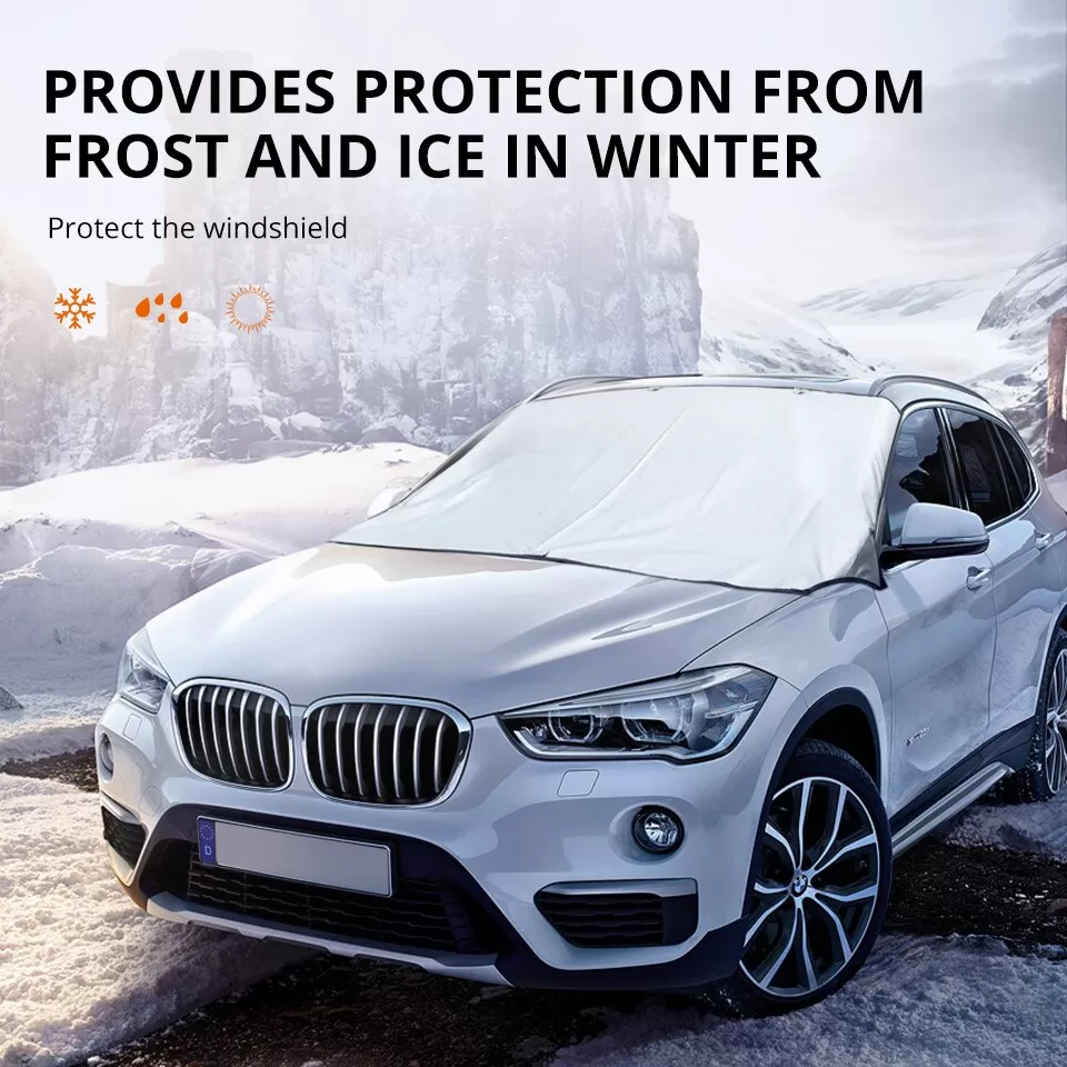 Precipitation Protective Windshield Cover