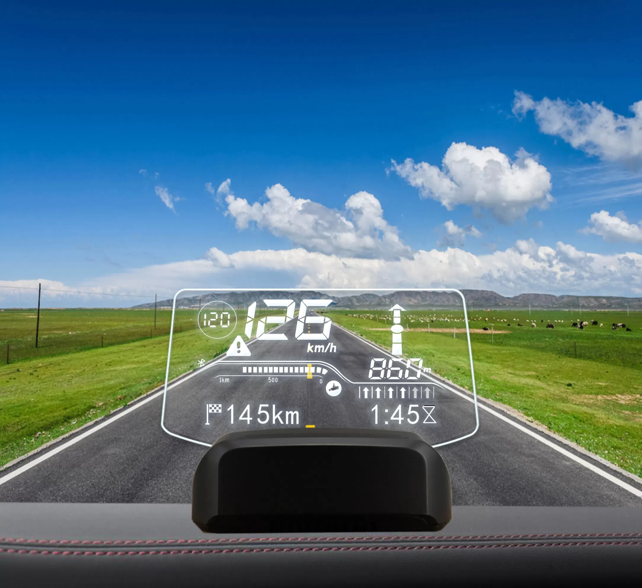 Smart Mini Car HUD Display