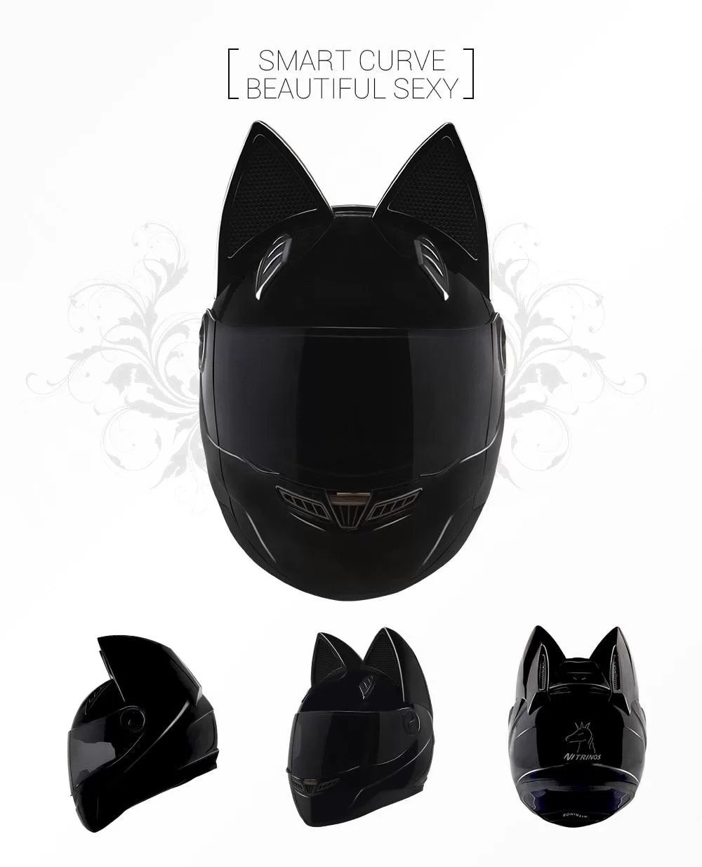 Catwoman Mask Full Face Motorcycle Helmet