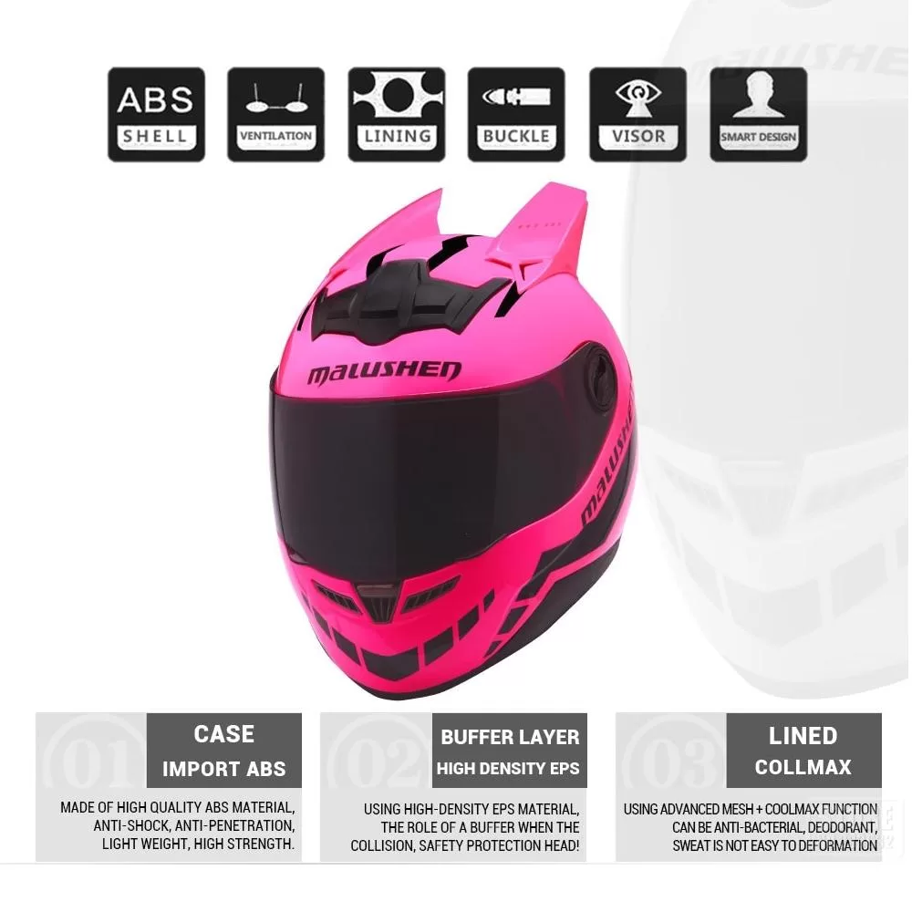 Catwoman Mask Full Face Motorcycle Helmet