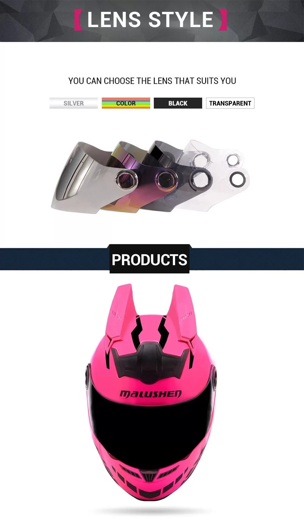 Catwoman Mask Full Face Motorcycle Helmet