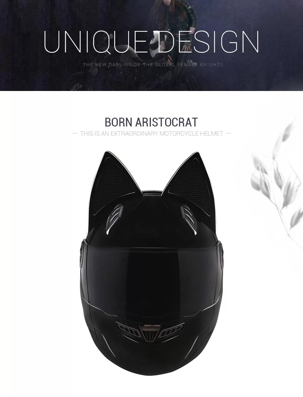 Catwoman Mask Full Face Motorcycle Helmet