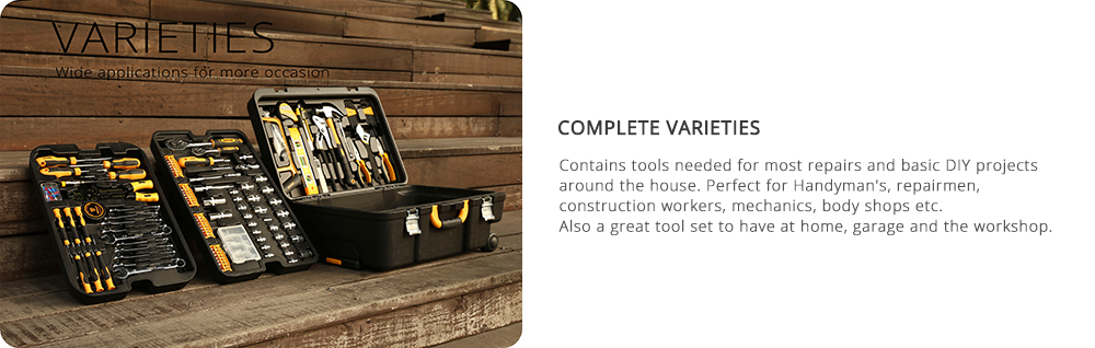 Rolling Storage 258 pcs Tool Kit Box