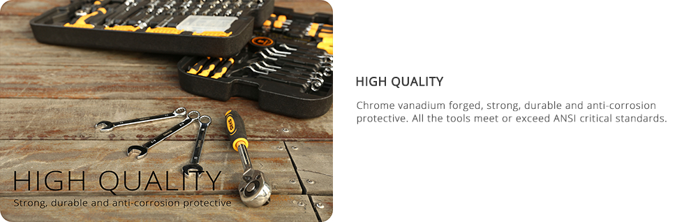 Rolling Storage 258 pcs Tool Kit Box