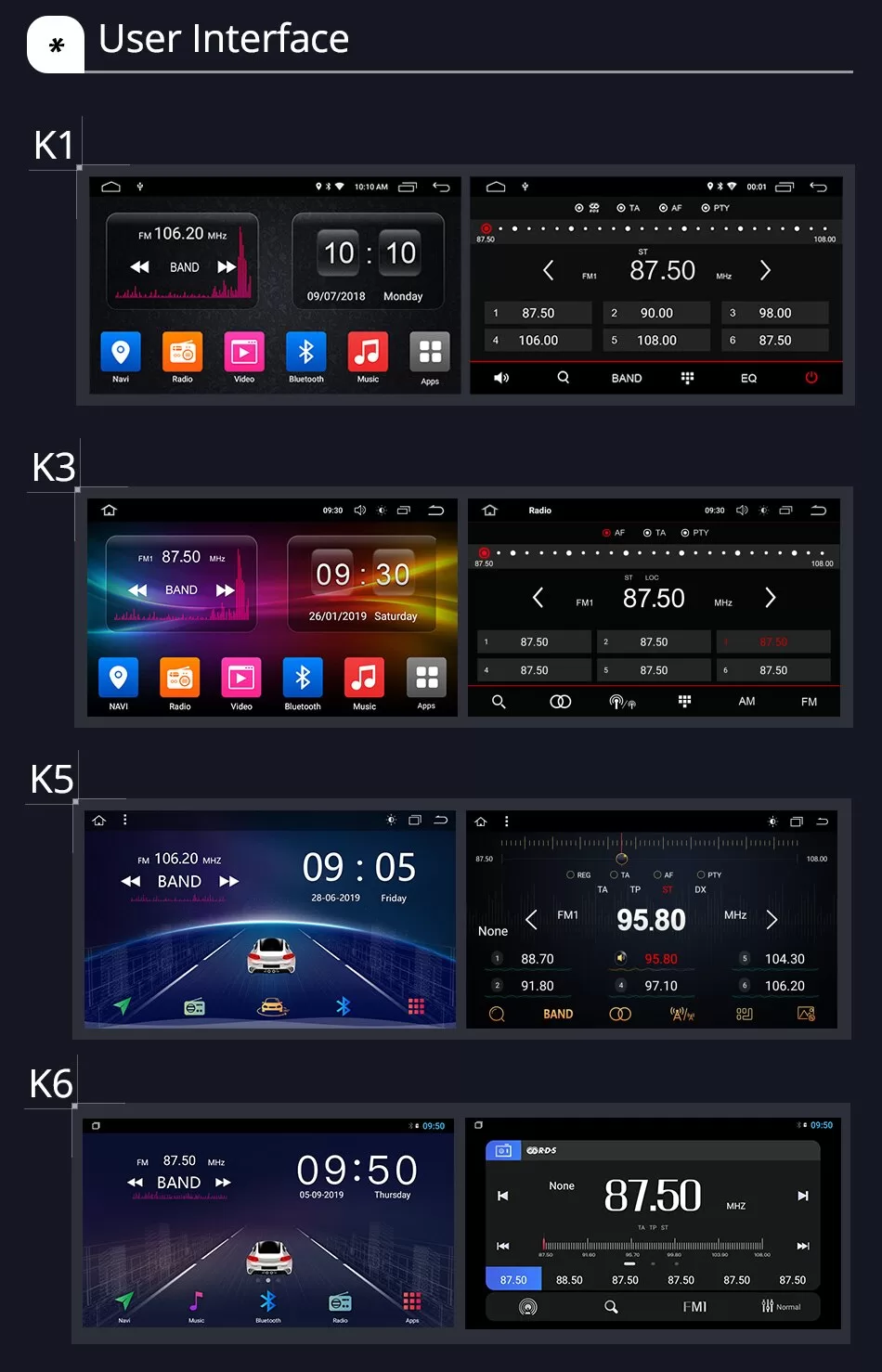 1280x720 360 Panorama 4G LTE Universal Car Radio Player