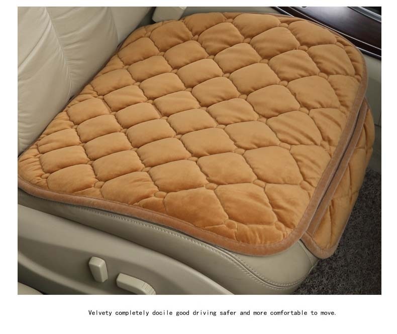 Soft Silk Velvet Car Seat Cover