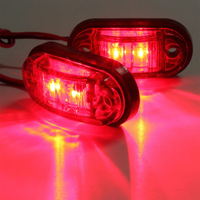 Universal Oval Trailer Side Lights Set