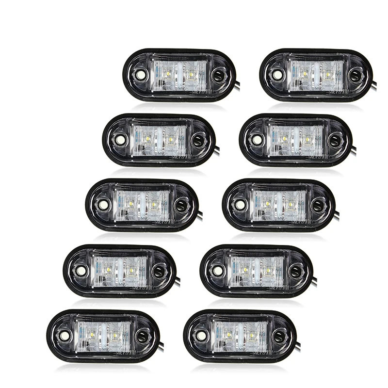 Universal Oval Trailer Side Lights Set