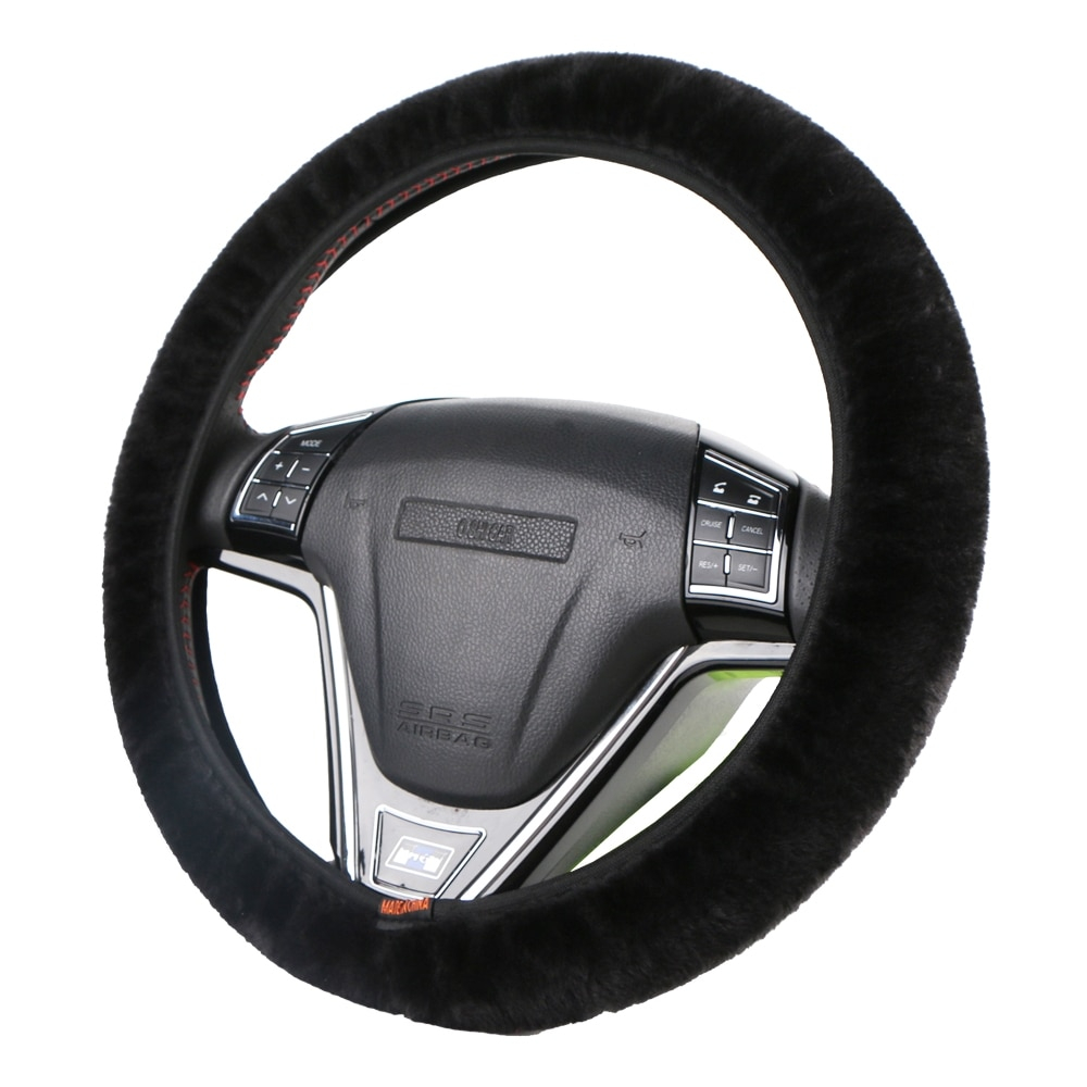 Universal Short Plush Car Steering Wheel Cover