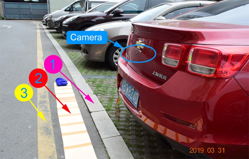 CCD 180 Degree Fisheye Lens Backup Camera for Cars