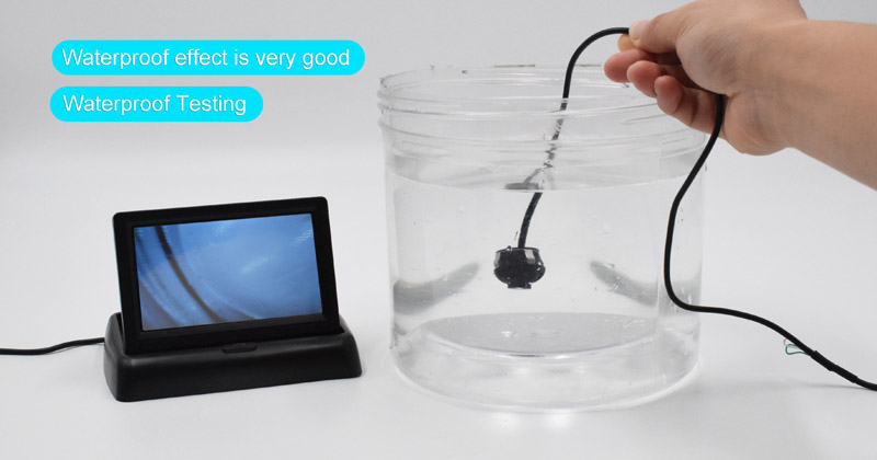 CCD 180 Degree Fisheye Lens Backup Camera for Cars