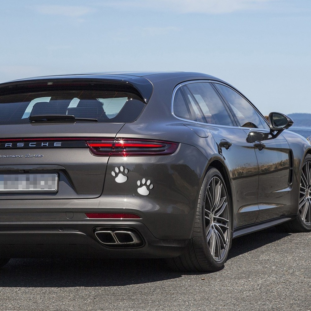 3D Paw Shaped Car Stickers 2 pcs Set