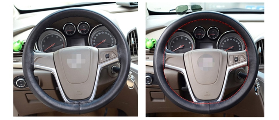 Soft Genuin Leather Car Wheel Cover