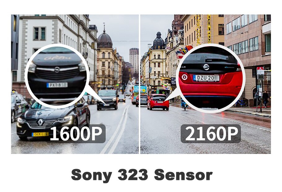 30FPS 4K Built-in GPS Dashcam