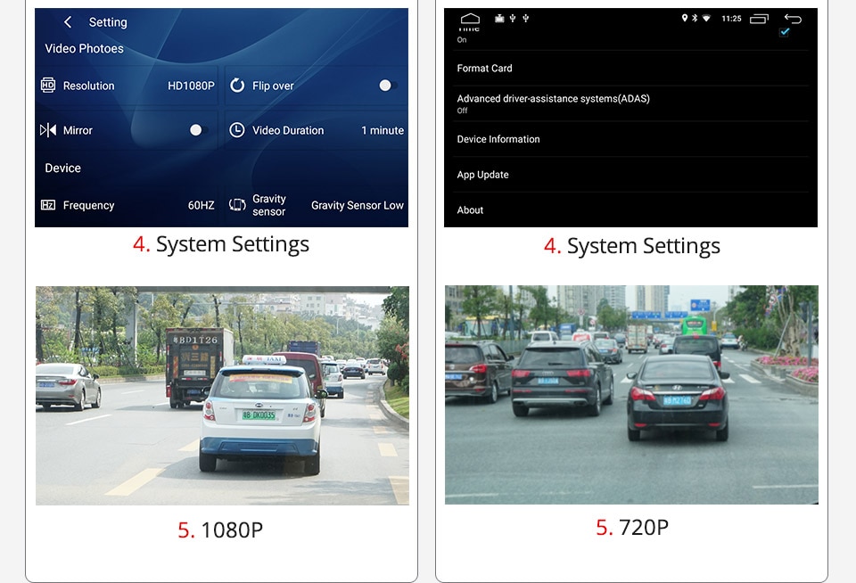 Mini Car DVR Camera with Night Vision