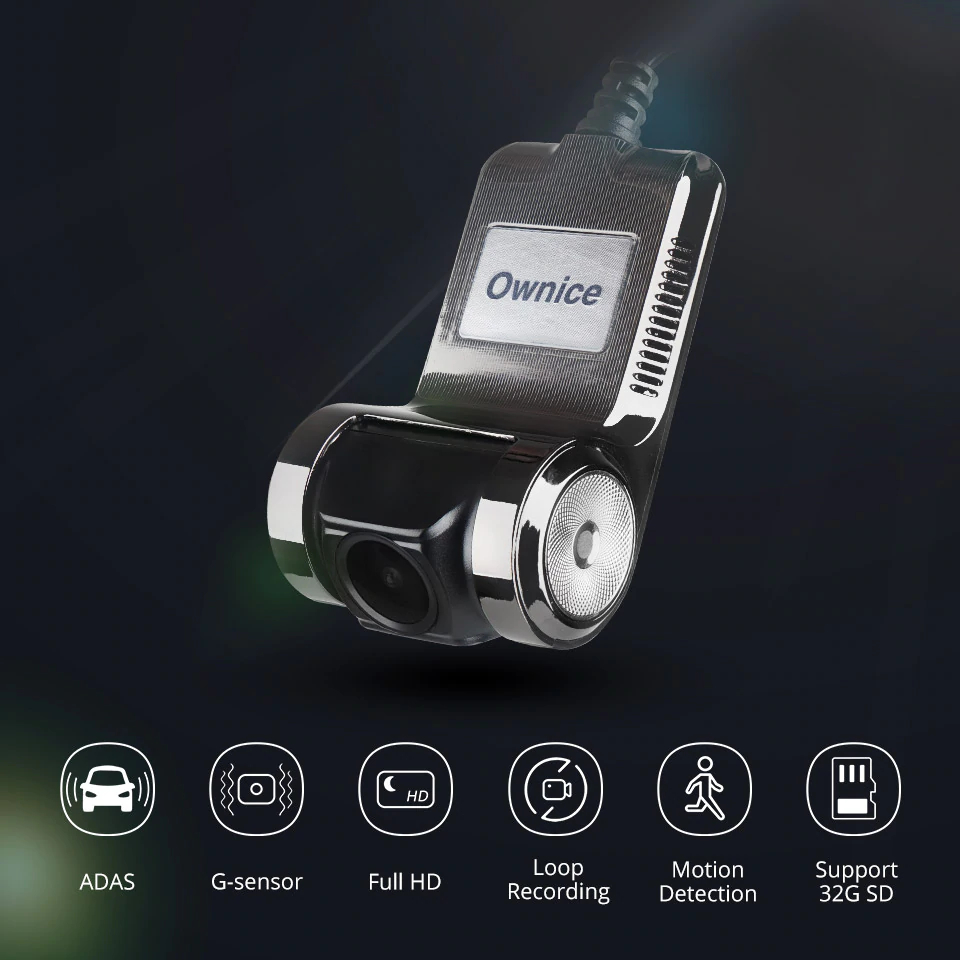 Mini Car DVR Camera with Night Vision